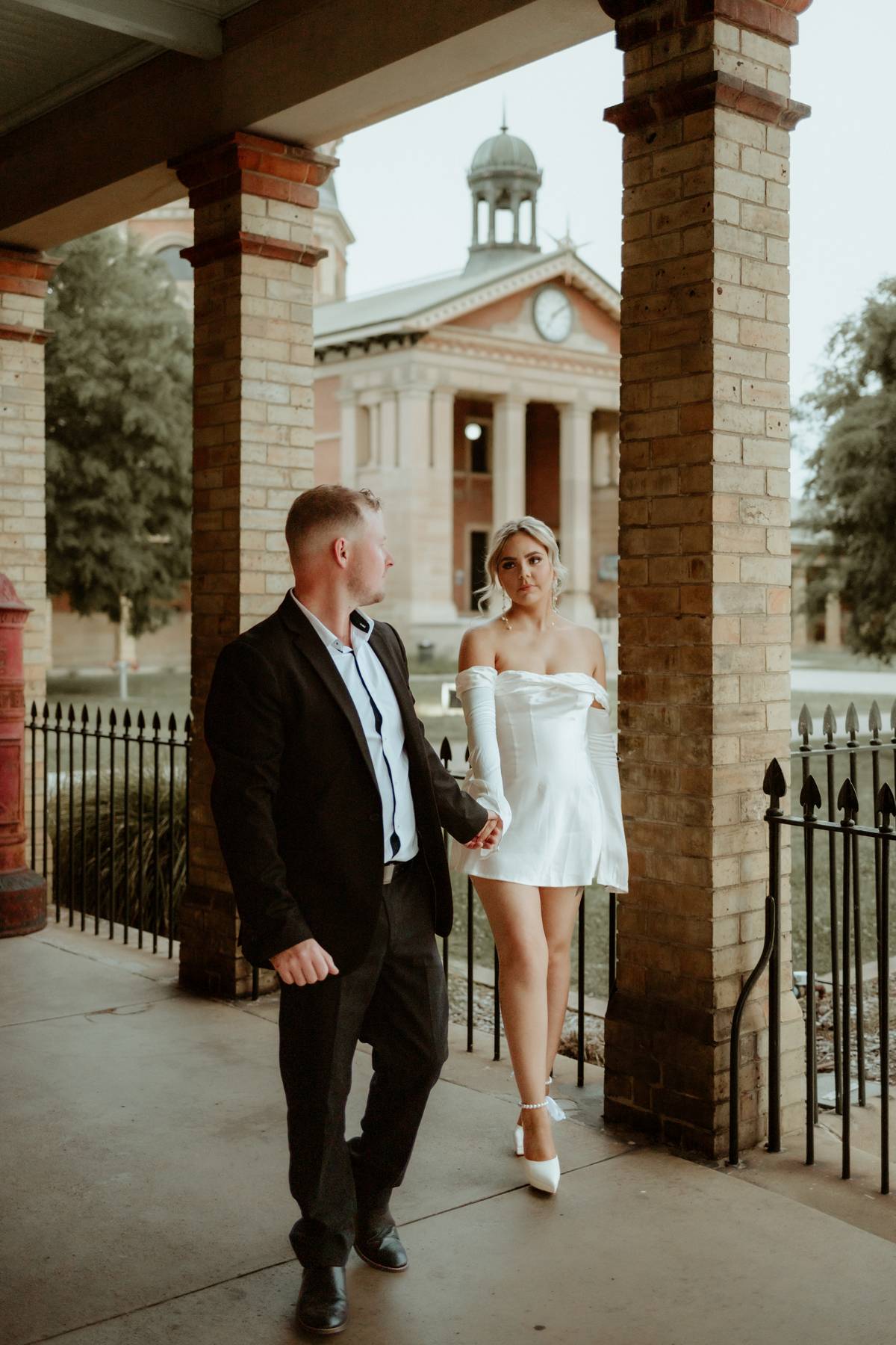 Bathurst Courthouse Editorial wedding photograph